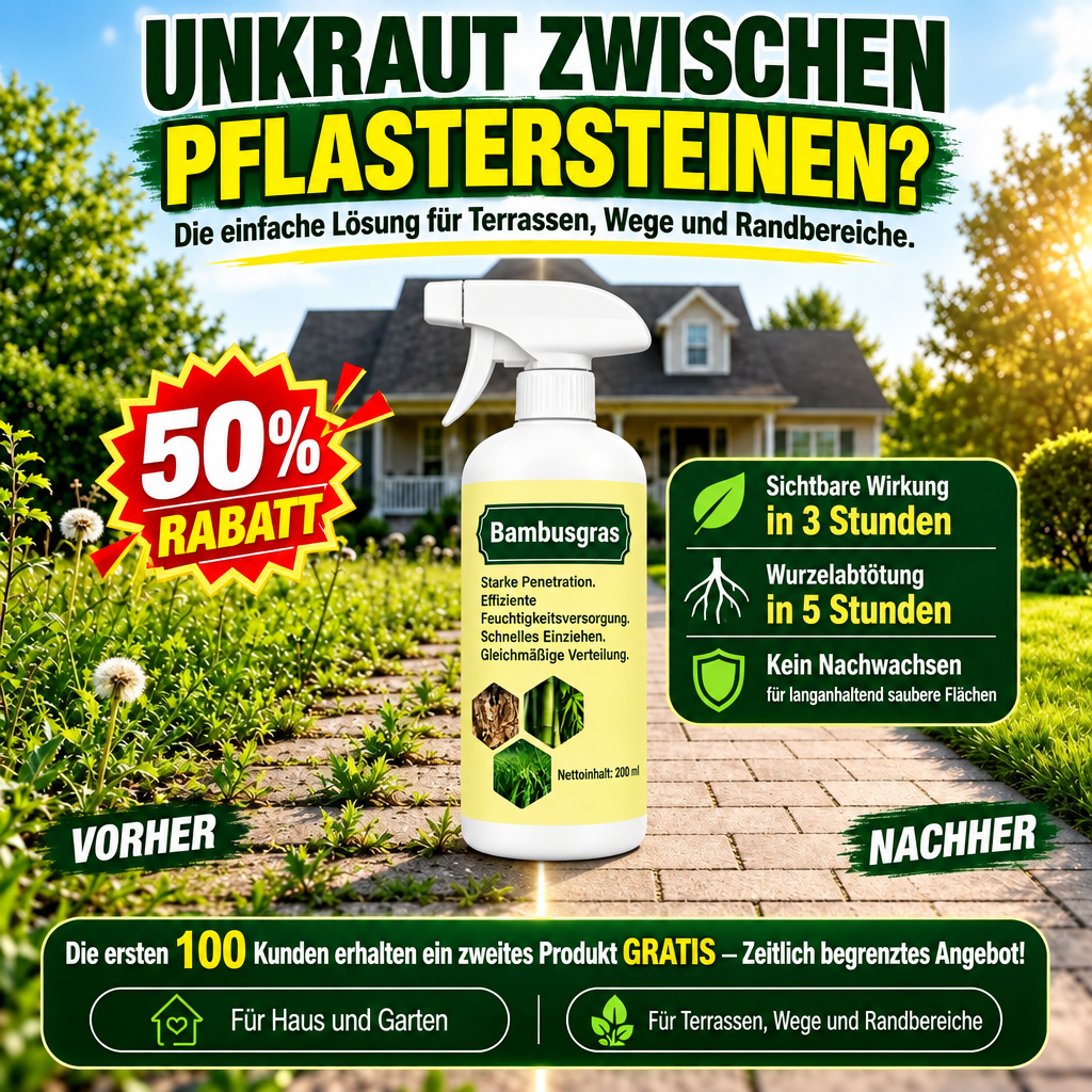 2026 SALE✨ - Fast-Acting Natural Weed & Grass Killer Spray