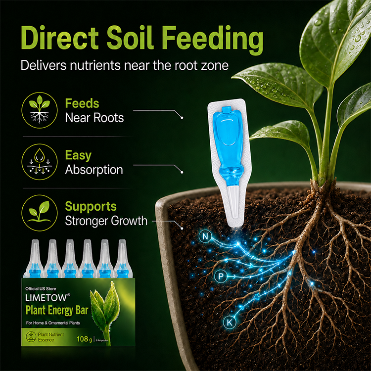 🥦𝐎𝐟𝐟𝐢𝐜𝐢𝐚𝐥 𝐒𝐭𝐨𝐫𝐞 LIMETOW® Plant Energy Stick: ready to use—no mixing required—delivering nutrients directly to the roots via the soil.
