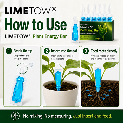 🥦𝐎𝐟𝐟𝐢𝐜𝐢𝐚𝐥 𝐒𝐭𝐨𝐫𝐞 LIMETOW® Plant Energy Stick: ready to use—no mixing required—delivering nutrients directly to the roots via the soil.